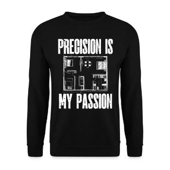 Architecte Architecture Cadeau Étudiant en architecture - Sweat-shirt Unisexe - noir - Devant - Alina (178cm) & Michal (187cm)