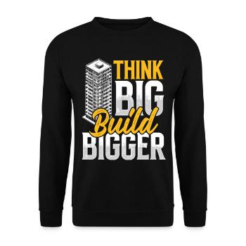 Architecte Architecture Cadeau Étudiant en architecture - Sweat-shirt Unisexe - noir - Devant - Alina (178cm) & Michal (187cm)