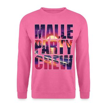 Malle Party Crew Mallorca Urlaub - Unisex Pullover - Pink - Vorne