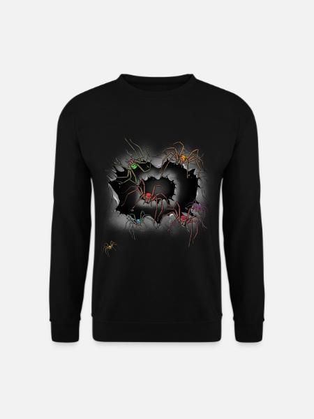 Halloween Spiders Spider Spiders Phobia - Unisex Sweatshirt - black