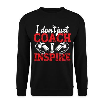 Trainer Geschenke Coach Geschenkidee - Unisex Pullover - Schwarz - Vorne - Alina (178cm) & Michal (187cm)