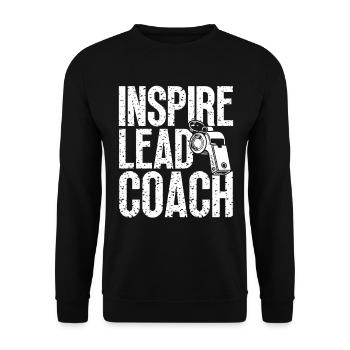 Trainer Geschenke Coach Geschenkidee - Unisex Pullover - Schwarz - Vorne - Alina (178cm) & Michal (187cm)