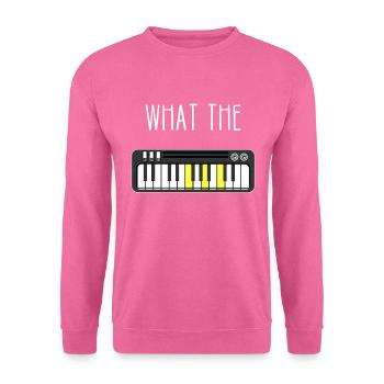 What the F? Musik Piano Klaviatur Akkord F-Dur - Unisex Pullover - Pink - Vorne