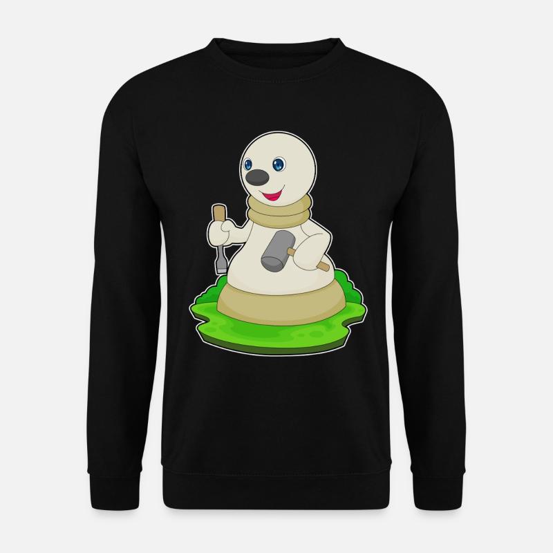 Pièce d’échecs pion échecs - Sweat-shirt Unisexe - noir
