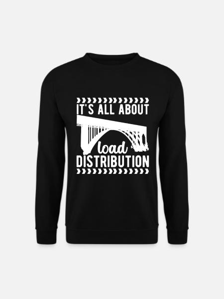 Bridge Engineer Bridge Construction - Unisex Sweatshirt - black