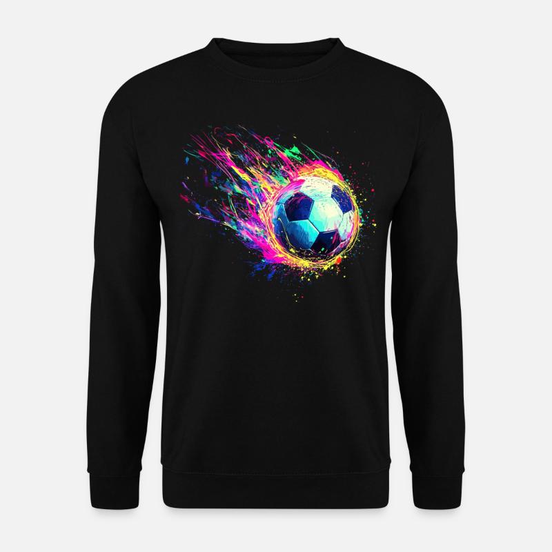 Fußball, Fußballer, Fussballspieler Junge - Unisex Pullover - Schwarz