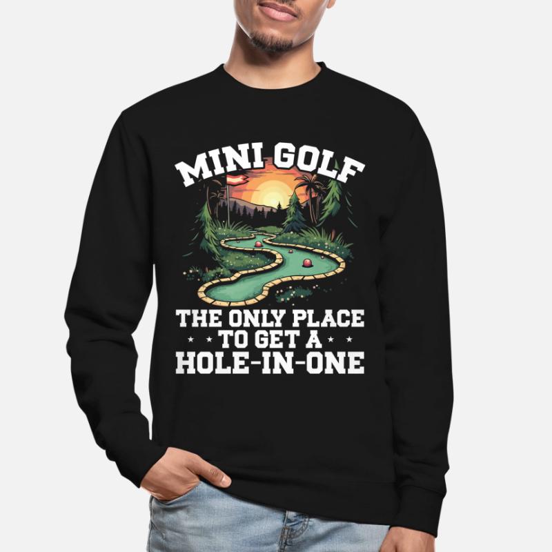 Golf Golf Golf Golf Parcours de Golf Sweat-shirt Unisexe