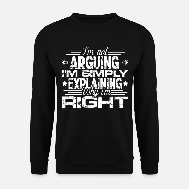 Debating Funny Debating - Unisex Sweatshirt - black