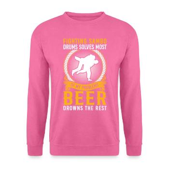 Sambo Citations Sambo Lutteur Drôle de combattant de Sambo - Sweat-shirt Unisexe - rose - Devant