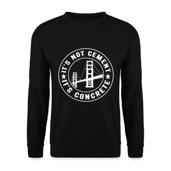 Ingénieur des ponts Construction de ponts - Sweat-shirt Unisexe - noir - Devant - Alina (178cm) & Michal (187cm)