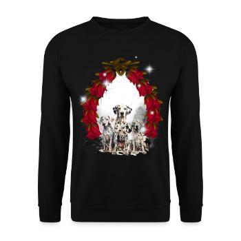 Dog Dogs Children Child - Unisex Sweatshirt - black - Front - Alina (178cm) & Michal (187cm)