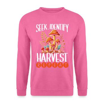 Pilzsammler Pilzsucher Pilze Sammeln Pilzsucher - Unisex Pullover - Pink - Vorne