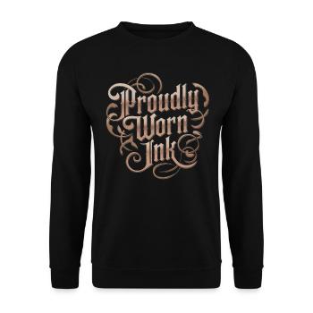 Tattoo Studio Tattoo Artist Tattoo Ideas - Unisex Sweatshirt - black - Front - Alina (178cm) & Michal (187cm)