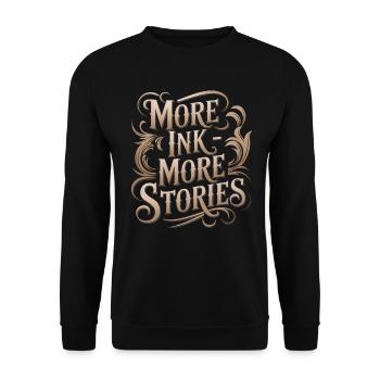 Tattoo Studio Tattoo Artist Tattoo Ideas - Unisex Sweatshirt - black - Front - Alina (178cm) & Michal (187cm)