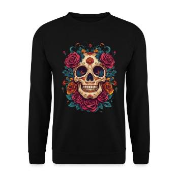 Tattoo Studio Tattoo Artist Tattoo Ideas - Unisex Sweatshirt - black - Front - Alina (178cm) & Michal (187cm)