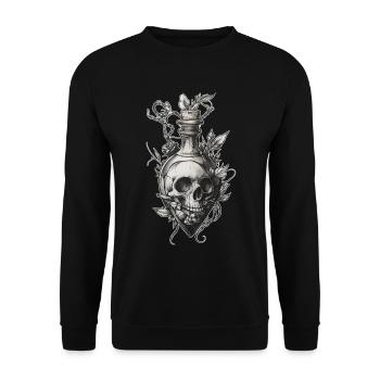 Tattoo Studio Tattoo Artist Tattoo Ideen - Unisex Pullover - Schwarz - Vorne - Alina (178cm) & Michal (187cm)