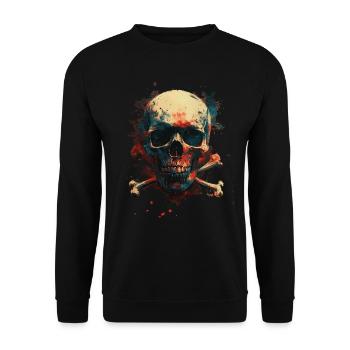 Tattoo Studio Tattoo Artist Tattoo Ideen - Unisex Pullover - Schwarz - Vorne - Alina (178cm) & Michal (187cm)