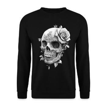 Tattoo Studio Tattoo Artist Tattoo Ideen - Unisex Pullover - Schwarz - Vorne - Alina (178cm) & Michal (187cm)