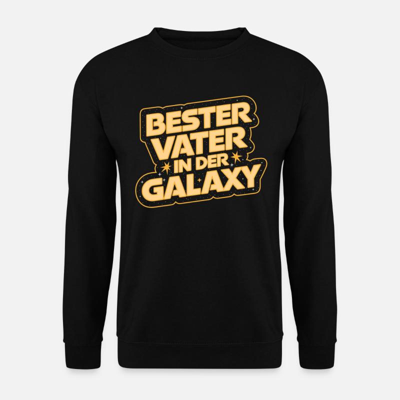 Bester Vater in der Galaxy - Unisex Pullover - Schwarz