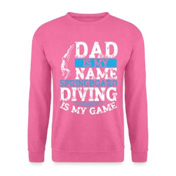 Tremplin Plongée Plongée Plongeurs - Sweat-shirt Unisexe - rose - Devant