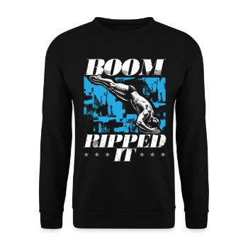 Tremplin Plongée Plongée Plongeurs - Sweat-shirt Unisexe - noir - Devant - Alina (178cm) & Michal (187cm)