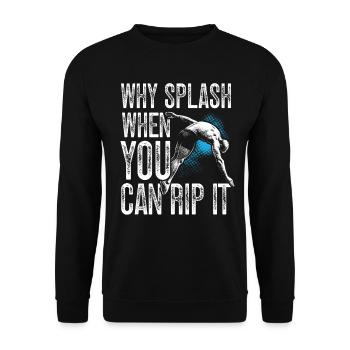 Tremplin Plongée Plongée Plongeurs - Sweat-shirt Unisexe - noir - Devant - Alina (178cm) & Michal (187cm)