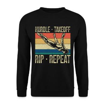 Tremplin Plongée Plongée Plongeurs - Sweat-shirt Unisexe - noir - Devant - Alina (178cm) & Michal (187cm)