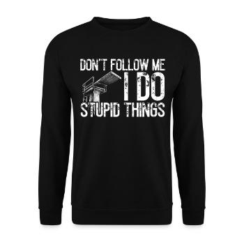 Springboard Diving Diving Diving Divers - Unisex Sweatshirt - black - Front - Alina (178cm) & Michal (187cm)