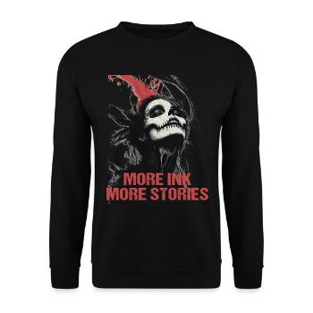 Tattoo Studio Tattoo Artist Tattoo Ideen - Unisex Pullover - Schwarz - Vorne - Alina (178cm) & Michal (187cm)