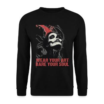 Tattoo Studio Tattoo Artist Tattoo Ideen - Unisex Pullover - Schwarz - Vorne - Alina (178cm) & Michal (187cm)