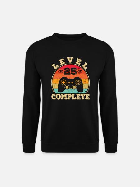 25th Wedding Anniversary 25 Years of Marriage Silver Wedding Anniversary - Unisex Sweatshirt - black