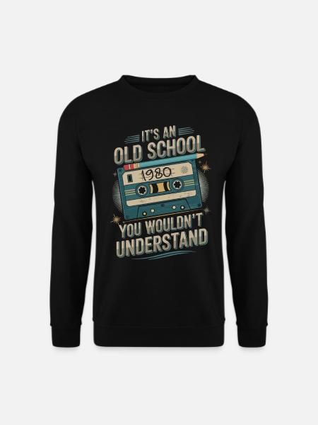 Oldschool 1980 – Ein echter Klassiker - Unisex Pullover - Schwarz