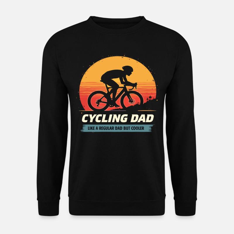 Cycling Dad Radfahrer Lustiges Radfahrer Rennrad - Unisex Pullover - Schwarz