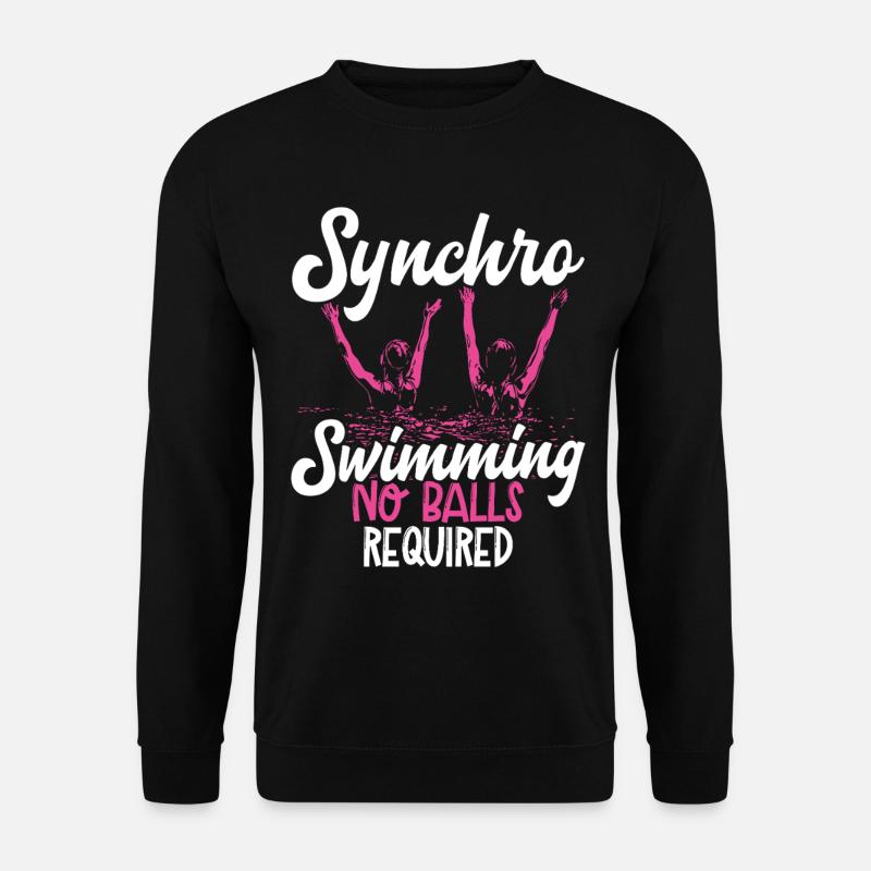 Synchronized Swimming Synchro Swimmers - Unisex Sweatshirt - black