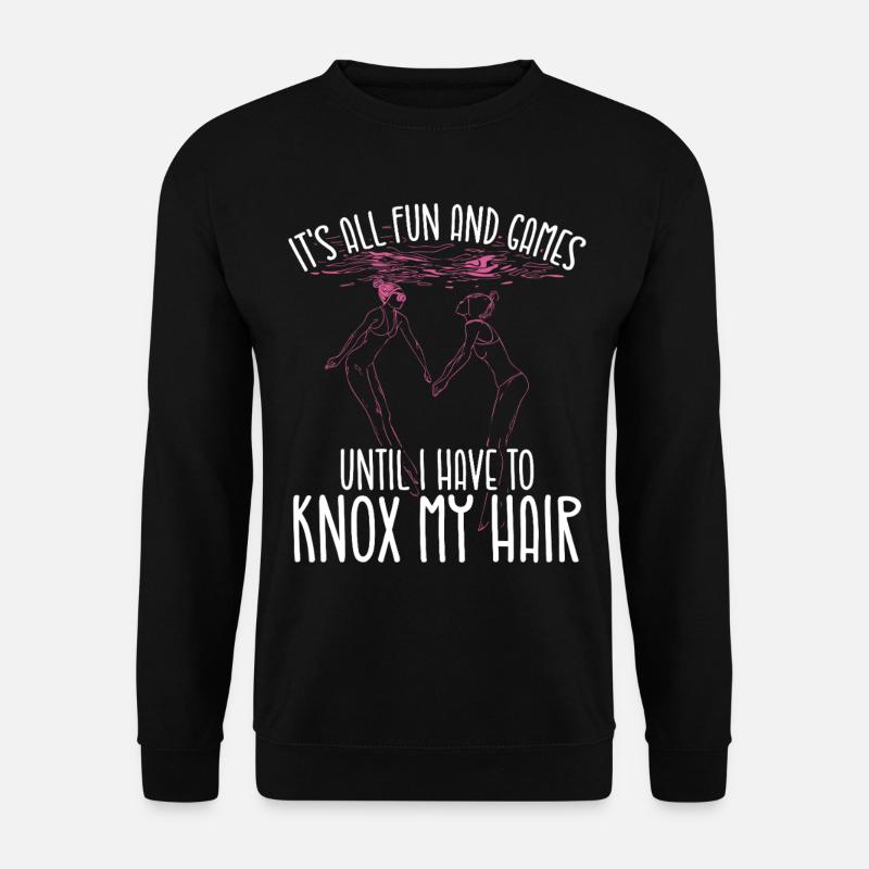 Synchronized Swimming Synchro Swimmers - Unisex Sweatshirt - black