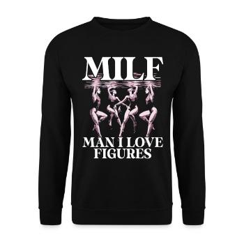 Synchronschwimmen Synchro Schwimmer - Unisex Pullover - Schwarz - Vorne - Alina (178cm) & Michal (187cm)