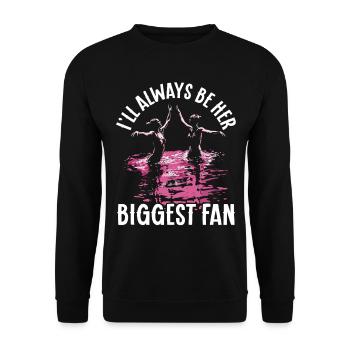 Synchronschwimmen Synchro Schwimmer - Unisex Pullover - Schwarz - Vorne - Alina (178cm) & Michal (187cm)