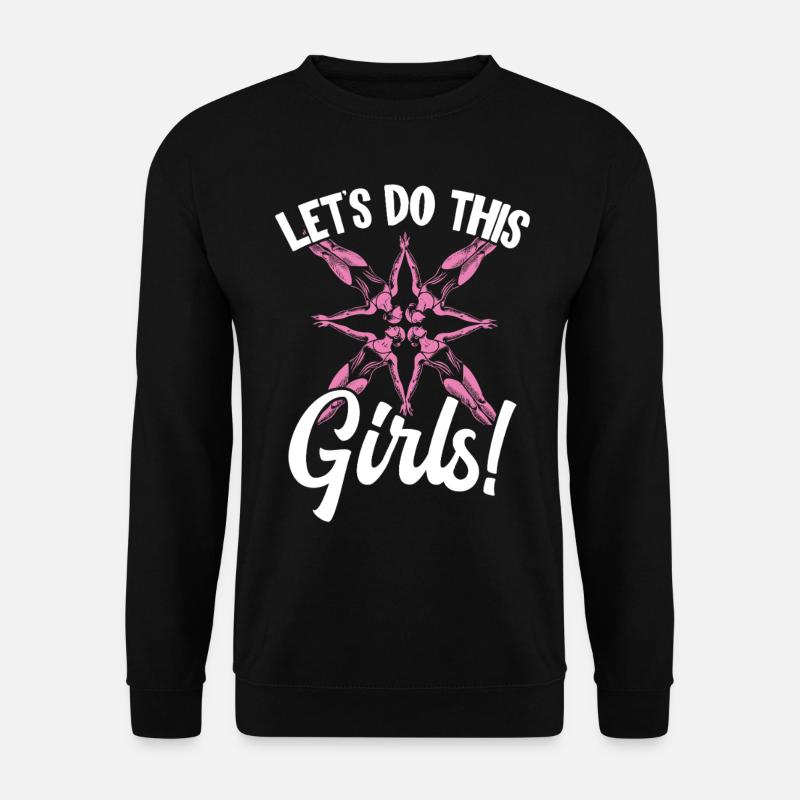 Synchronized Swimming Synchro Swimmers - Unisex Sweatshirt - black