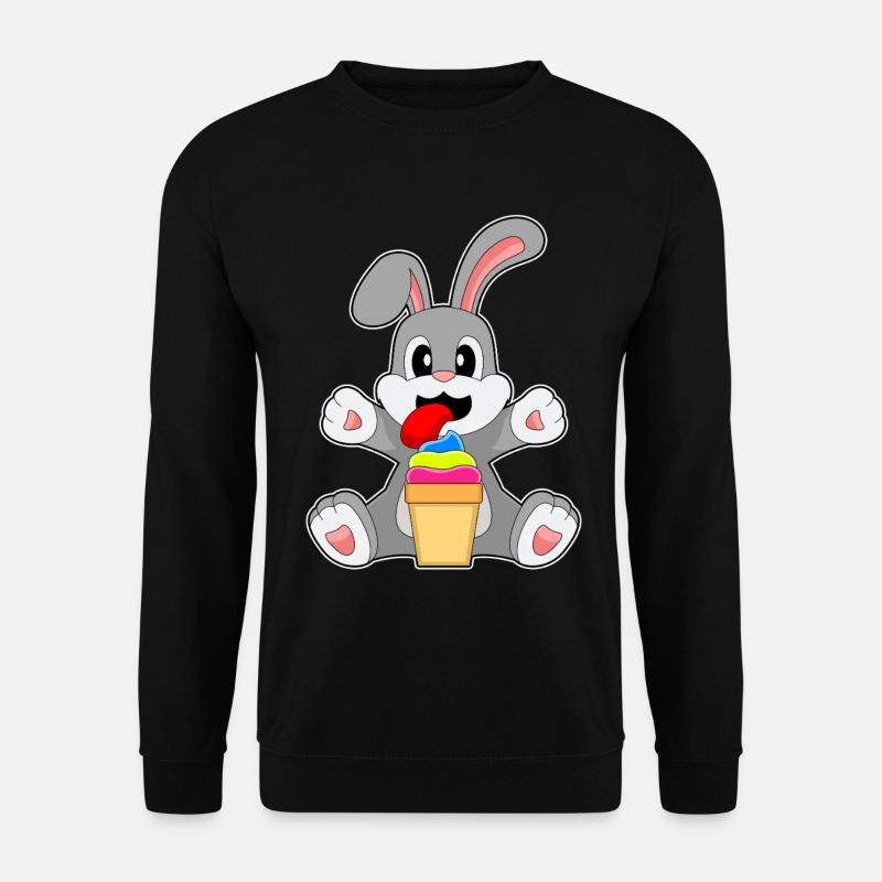 Bunny Cream Sundae - Unisex Sweatshirt - black