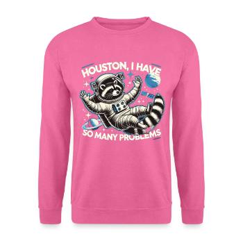Houston, nous avons un problème - Sweat-shirt Unisexe - rose - Devant
