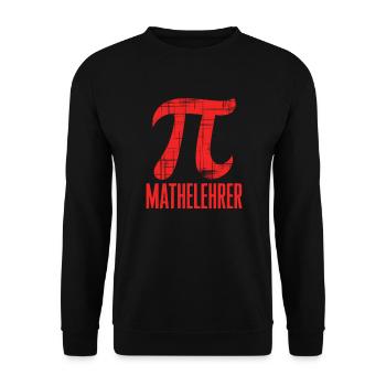Pi Mathelehrer - Unisex Pullover - Schwarz - Vorne - Alina (178cm) & Michal (187cm)