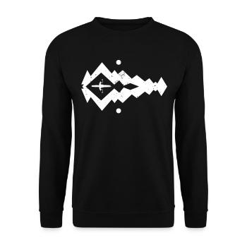 Watersports Kayaking Kayak Canoeing Kayaker - Unisex Pullover - Schwarz - Vorne - Alina (178cm) & Michal (187cm)