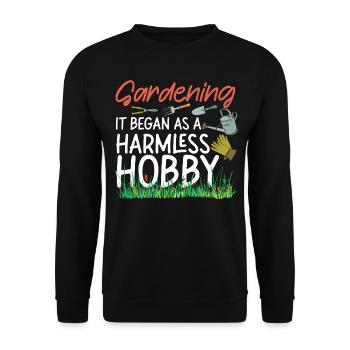 Plant Lover Gardening Gardening It - Unisex Pullover - Schwarz - Vorne - Alina (178cm) & Michal (187cm)