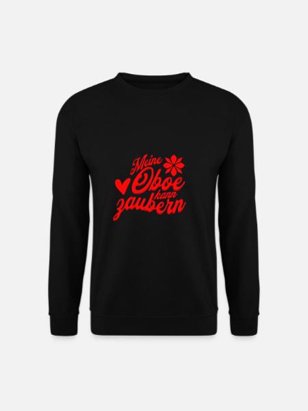 Meine Oboe kann zaubern Orchester Oboist - Unisex Pullover - Schwarz