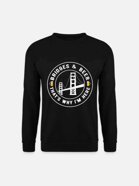 Bridge Engineer Bridge Construction - Unisex Sweatshirt - black