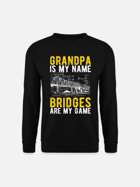 Bridge Engineer Bridge Construction - Unisex Sweatshirt - black
