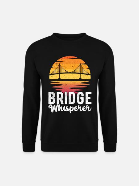 Bridge Engineer Bridge Construction - Unisex Sweatshirt - black