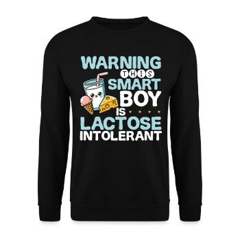 Intolérance au lactose Jeune intolérance au lactose - Sweat-shirt Unisexe - noir - Devant - Alina (178cm) & Michal (187cm)