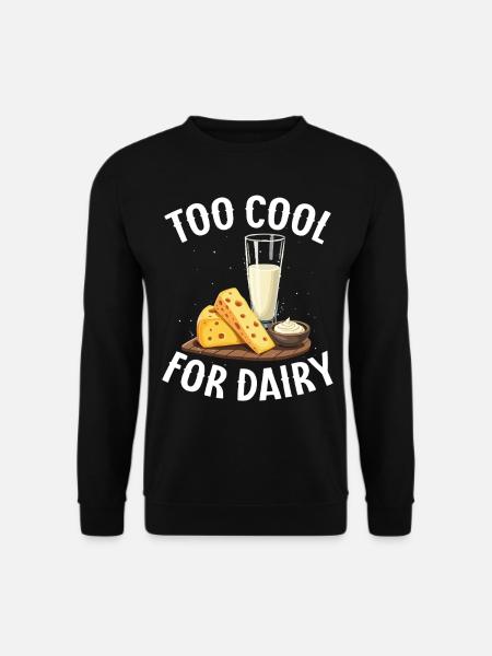 Lactose intolerant Lactose intolerance - Unisex Sweatshirt - black