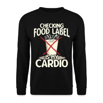 Lactose intolerant Lactose intolerance - Unisex Sweatshirt - black - Front - Alina (178cm) & Michal (187cm)